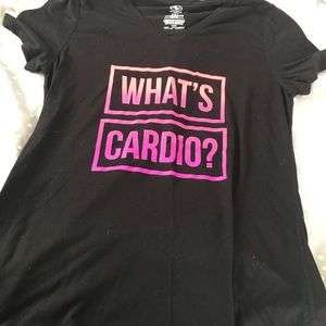 What’s Cardio Workout V neck athletic works